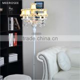 Hot sale America Style Floor Lamp Fabric Floor Light with Shade Modern Floor Ligting MD3139