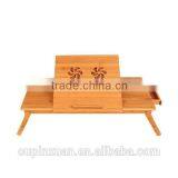 2014 Newest Factory Supplier New Portable Folding Bamboo Laptop Table ,notebook Table. thumbnail-3
