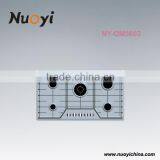 Cheaper Price Stainless Steel Table Top 5 Burner Gas Stove Cover With ce Certifiate