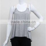 2016 Fashion custom laced up tank top