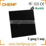 Hot Sell Cheaper Tempered Glass 2 Gang 1 Way Touch Light Switch thumbnail-2