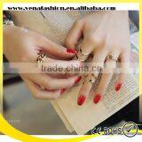 Star Design 3pcs Set Spiral Adjustable Gold Jewellery Rings Quality Choice thumbnail-1