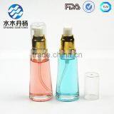 Best Selling Airless Cosmetic Glass Lotion Bottle With Pump
