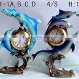 Cute Dolphin Antique Table Clock LFZ0010