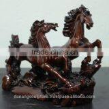 Bronze Resin Horse Couple Statue DSF-HR46 thumbnail-3