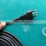 Brazil plug 10A 250V with cable H05VV-F 3X0.75