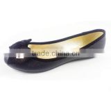 Comfortable new style lady flat shoes with bow