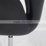 Arne Jacobsen Leather Rotatory Chair Swan Chair Full Leather Design thumbnail-5