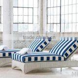 Synthetic Rattan Outdoor Sun Lounger Hotel Furniture Swimming Pool Resort Furniture thumbnail-1