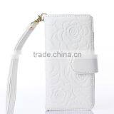 Lady Favorite Handheld Stand Fashion Rose Leather Phone Cover for Iphone 6/ 6 Plus With Lanyard thumbnail-4