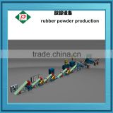 Waste Truck Rubber Tire Recycling Process