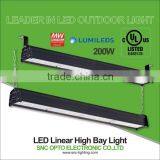 SNC High Lumen 200w UL CUL List Corridor Lighting Led Linear High Bay Light for North American Market