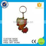 High Quality Animal Shape Custom Soft Pvc Rubber Keychain