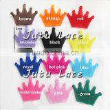 Glitter Crown Gold Crown Felt Shape Crown Decoration