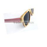 Colorful Frames Handmade Wood Sunglasses Wholesale thumbnail-4