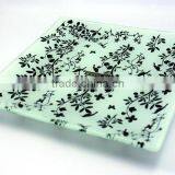 custom design acrylic salver with silk screen printing