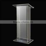 OEM ODM custom made clear acrylic lectern desk for school