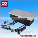 Conference Multimedia Box for Desktop Pop Up Socket With HDMI Wires Cables thumbnail-2