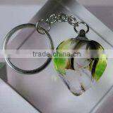 2016 elegant shape crystal keychain