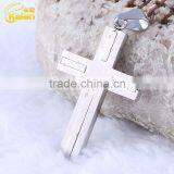 626 Silver Color 316 Stainless Steel Cross Pendant Jewelry thumbnail-4