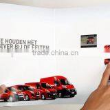 Hot 4.3inch LCD Screen Customized Digital Video Greeting Card and Video Advertising Brochure for Christmas Gifts