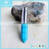 Fashion Natural Turquoise Stone Pendant for Necklace Jewelry Wholesale 2015