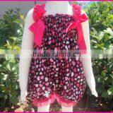 Hot Sale ! Baby Clothes Satin Knickers Wholesale Price Pink Leopard Knickers New Design Satin Bubble Romper Kids Bubble Romper thumbnail-2