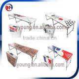 Beer Pong Table , Custom Beer Game Table, 8ft Folding Outdoor Beer Pong Table
