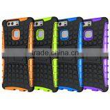For HUAWEI P9 Lite Armor CASE Heavy Duty Hybrid Rugged TPU Impact Kickstand ShockProof Case Tyre Case Robot Case Spide Case thumbnail-3