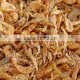 Microwave dried shrimp