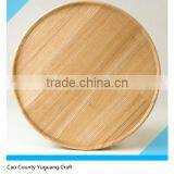 High quality best price round wooden plate