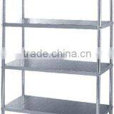 Stainless Steel 4-tier Shelving Kitchenware Rack Food Shelving Rack
