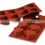 8 Heart Pastry Baking Moulds