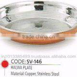 Copper Halwa Plate thumbnail-1
