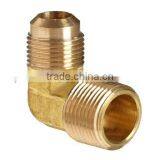 Flare / NPT Male 90 Degree Elbow Brass Tube Fittings thumbnail-1