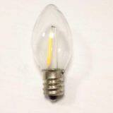 Dimmable Led Filament Candlebra Bulb 1W E12 Candle Light String Use 2700K C7 Led Bulb thumbnail-1