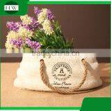 Printemps Creative Countryside Simulation Pocket Handbag Fancy Decoration Vase With Rope thumbnail-5
