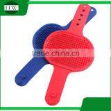 Pet Accessories Tool Rubber Palm Cat Dog Pet Bath Massage Hair Removal Grooming Slicker Brush Comb With Lock thumbnail-5