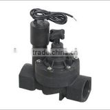 1'' electric plastic irrigation double acting solenoid valve