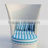 Удобная бывшая в употреблении садовая мебель. Высокортычная кресло из линейки для сада. thumbnail-2