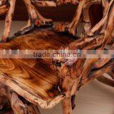 Southeast Asia Style Root Carved Rocking Chair, Environmental Protective Solid Wood Root Reclining Chair (BF01-X1172) thumbnail-4