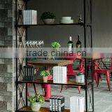 Rustic 5 Tiers Wood Living Room Shelf thumbnail-2