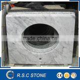 Carrara White Marble Kitchen Countertop thumbnail-1