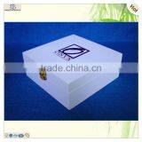 Painted Large Square Lock Wooden Packing Box thumbnail-2