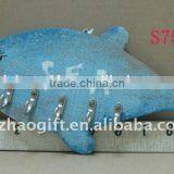 Homemade Antique Decorative Fish Wood Craft thumbnail-1