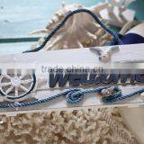 Welcome Card Handmade Wood Doorplate for Shop thumbnail-4