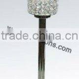 New Design Silver Metal Candle Holder With Crystal thumbnail-4