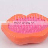 Lip Shaped Plastic Massage Comb With Mirror/hair Brush thumbnail-2