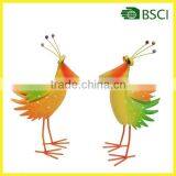 YS15421 standing hobby craft birds metal art wedding gift