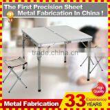 Aluminum Folding Portable Picnic Camping Set Table and Chairs thumbnail-4